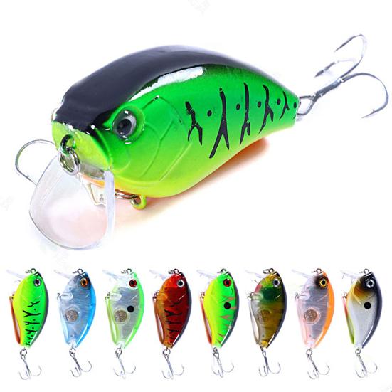 

6CM/17G Fishing Bite Long Tongue Fish Attraction Lightweight Floating Crank Fake Hard Bite Fishing Gear