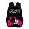 Kids Backpacks Just Shapes & Beats Student Anime School Bags Children Outdoor Sport Travel Rucksack Gift