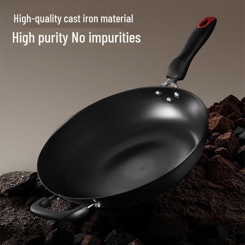 COOKER KING Heritage Nitride Cast Iron Wok