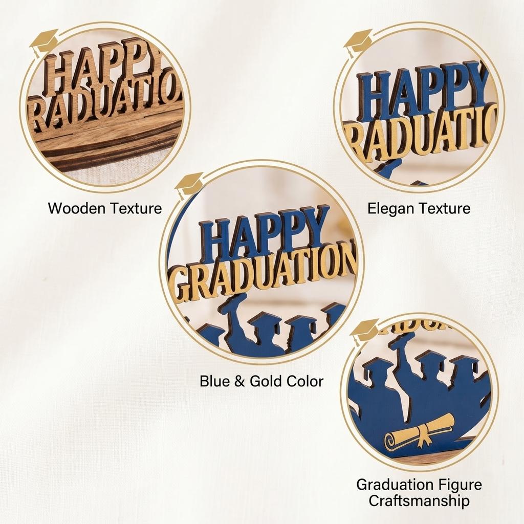 Graduation Wooden Desktop Decoration