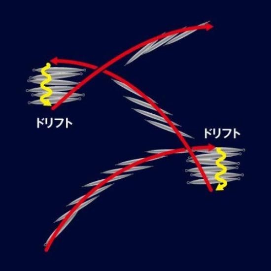 SHIMANO Ocea Stinger Butterfly Pebble Stick Metal Nago Nago Jig, 300g, JT-930N 004,