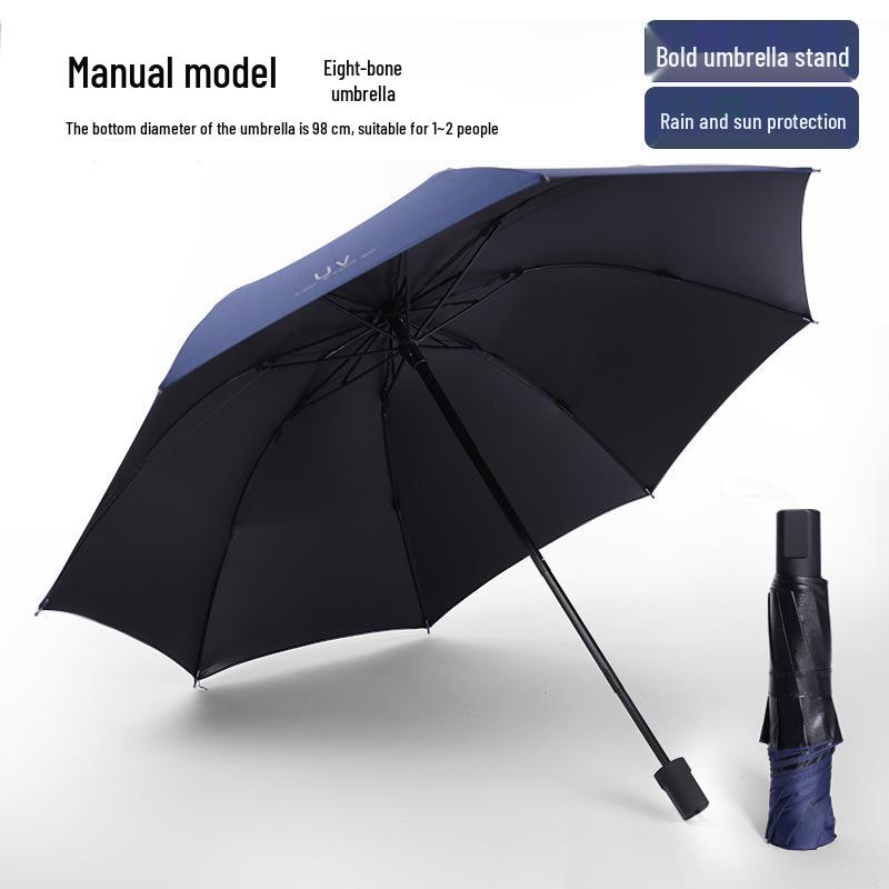 

Automatic Windproof UV-Protection Folding Umbrella for Men & Women - Large, Dual-Use for Sun & Rain Refer to SKU for size