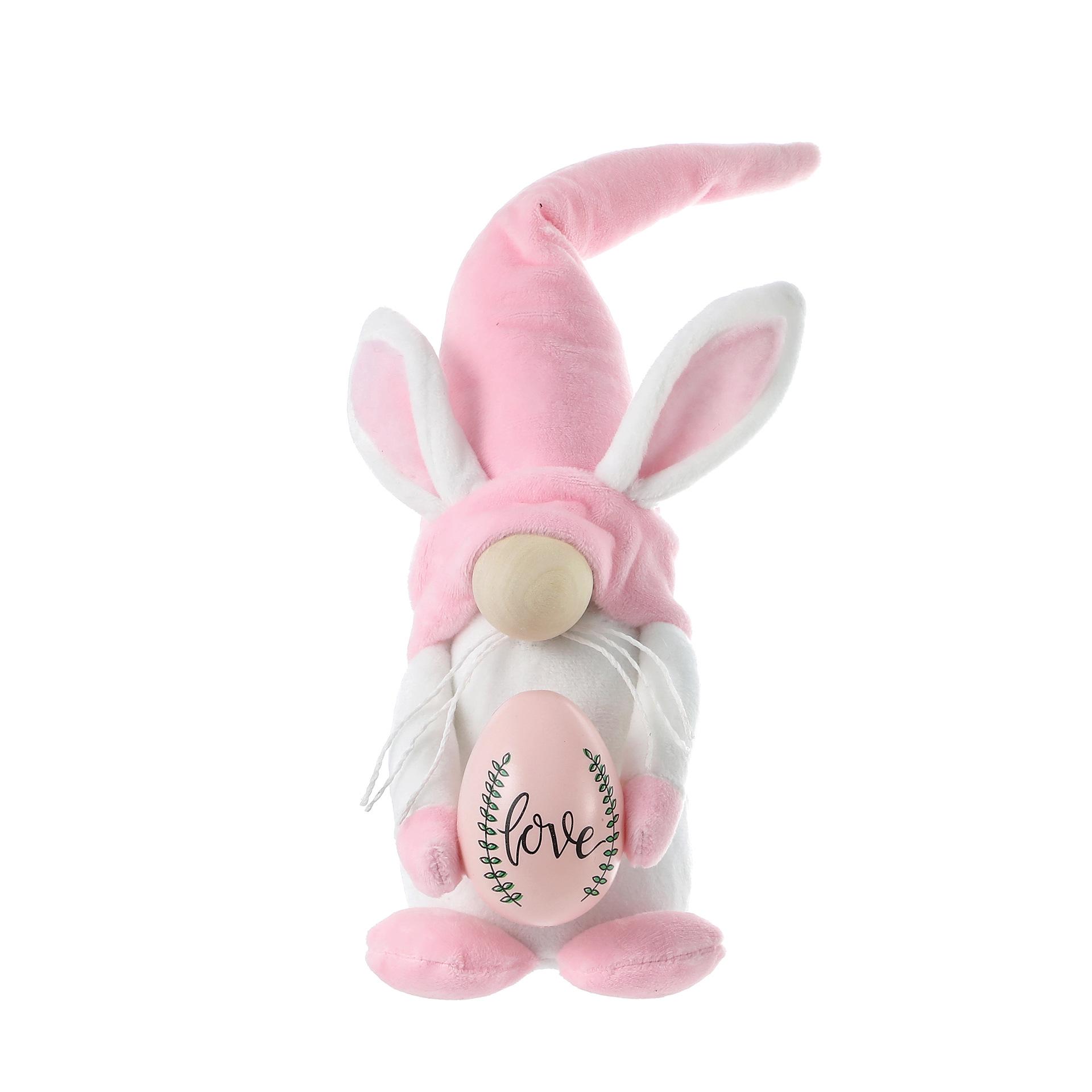 2026 Easter Faceless Bunny Gnome Doll with Colored Eggs Festival Ornament
