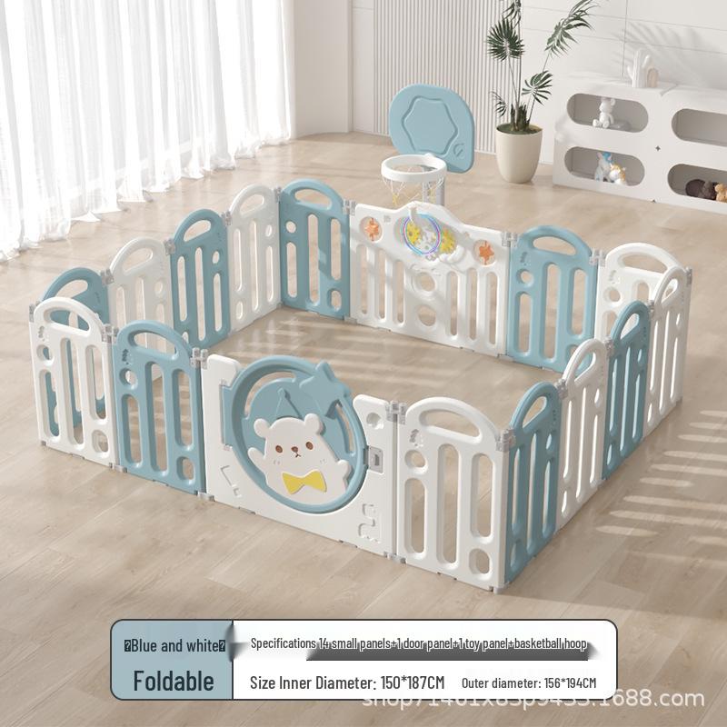 Indoor Safety Playpen & Crawling Mat for Babies: Anti-Fall Playground & Learning Fence
