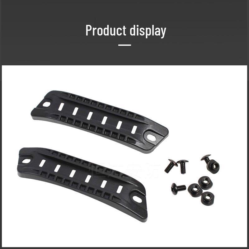 Tactical Helmet Side Rail System: Left & Right Pair (20mm)