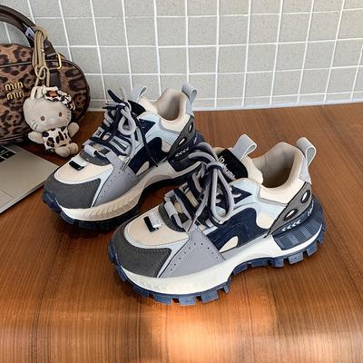 Spring New Retro Platform Fashion Casual Women's Sports Shoes Lightweight Breathable Comfortable Running Shoes Women