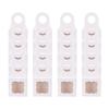 25pcs Wine Bottle Box with Visible Window Collapsible Bottle Hanger Favor Box White