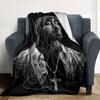 1pc Tupac Shakur Sketch Soft Warm Throw for Home, Office, Trave, All-Season Cozy Bedding Gift, Office Cozy Accessory1069