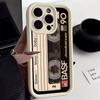 Lucky Tape Pattern Silicone Soft Phone Case For iPhone 16 15 14 13 12 11 Pro Max X XS XR 7 8 Plus 16E SE Shockproof Back Cover