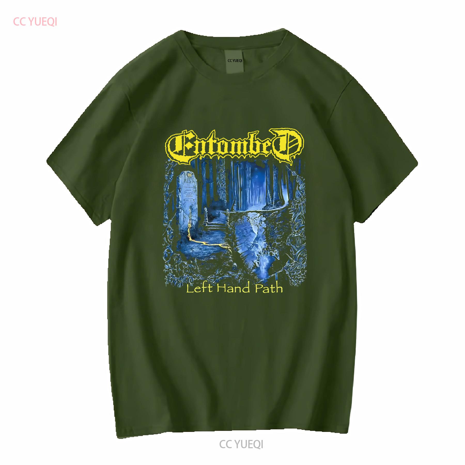 

Entombed Left Hand Path Шведський Death Metal Футболка Розмір XXL Dismember Clandestine з довгими або короткими рукавами вінтажна Прана Повсякденна L