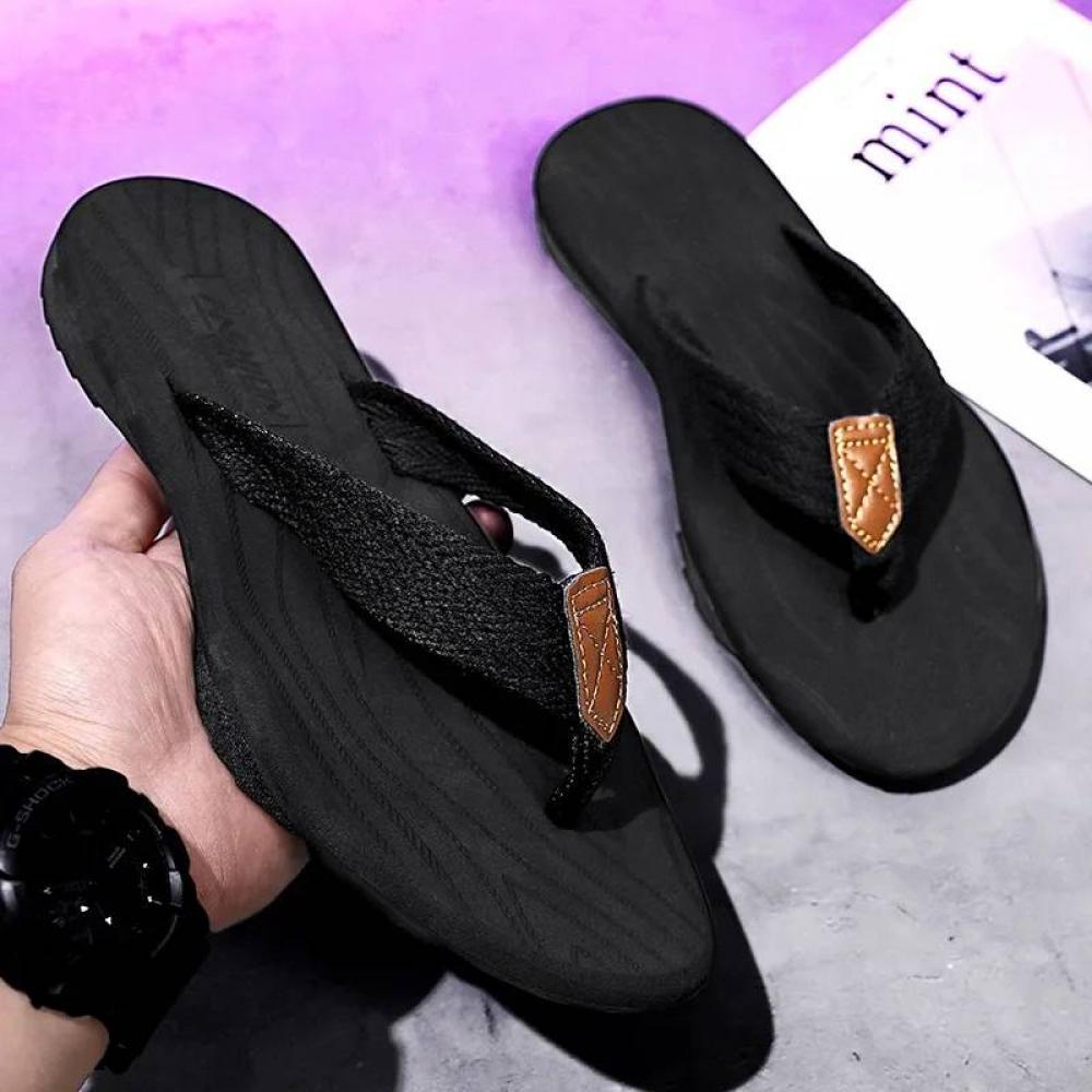 Men's Flip Flops Casual Patchwork Non Slip Women Summer Shoes Slippers for Boys Comfortable Leisure Anti Slip Leisure Anti Slip