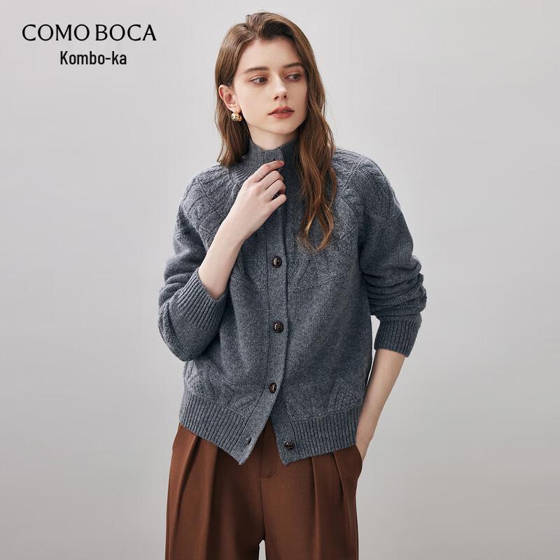 

Komong Boka Women s High-Neck Thickened Wool Cardigan XL