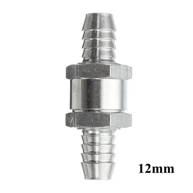 One Way 6/8/10/12/14/16mm 6 Size Valves Aluminium Alloy Fuel Non Return Check Valve One Way Fit Carburettor Wholesale Price