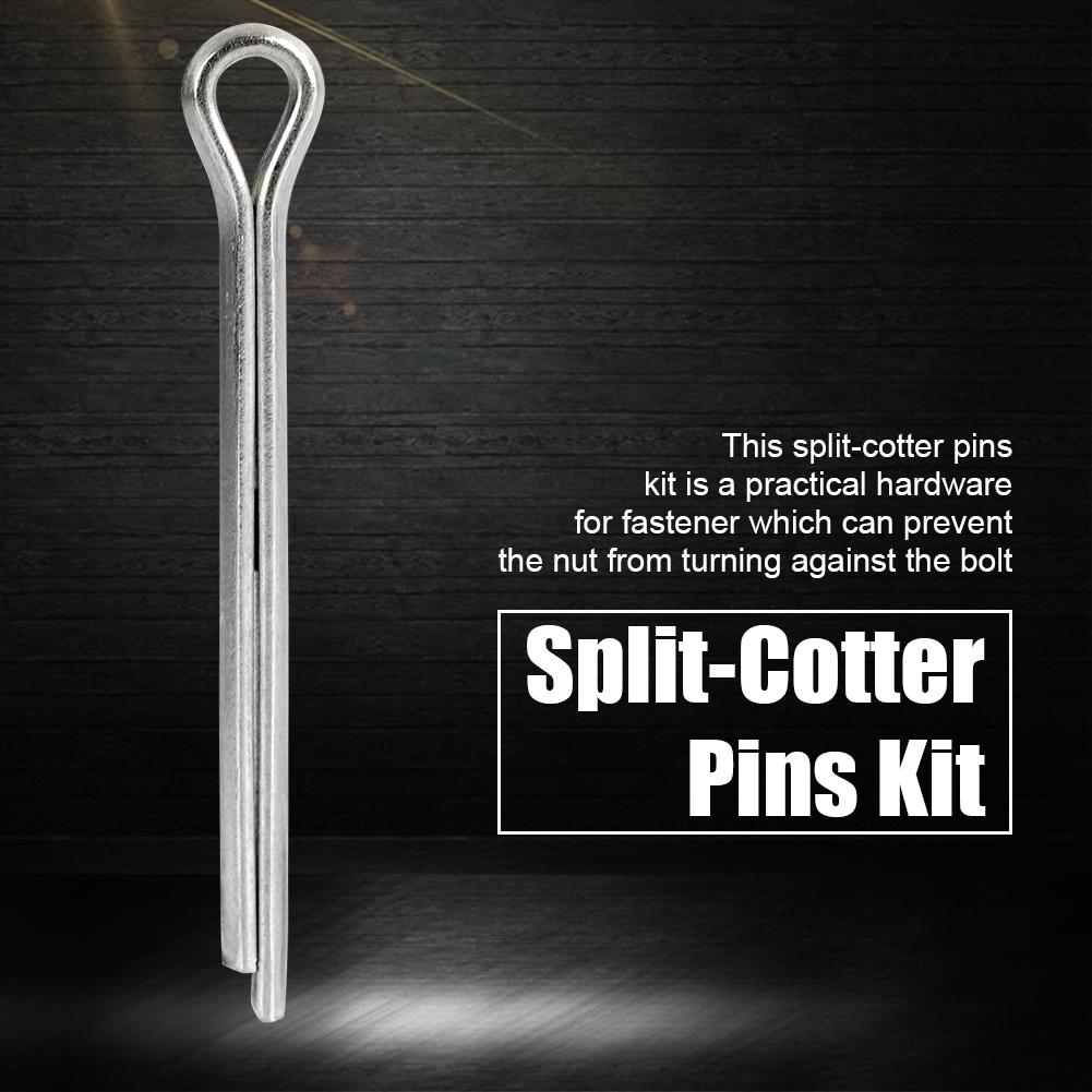 150-teiliges Set M1 M3 15 Arten von Edelstahl-Splintstiften Sortiment Kit Befestigungsmaterial