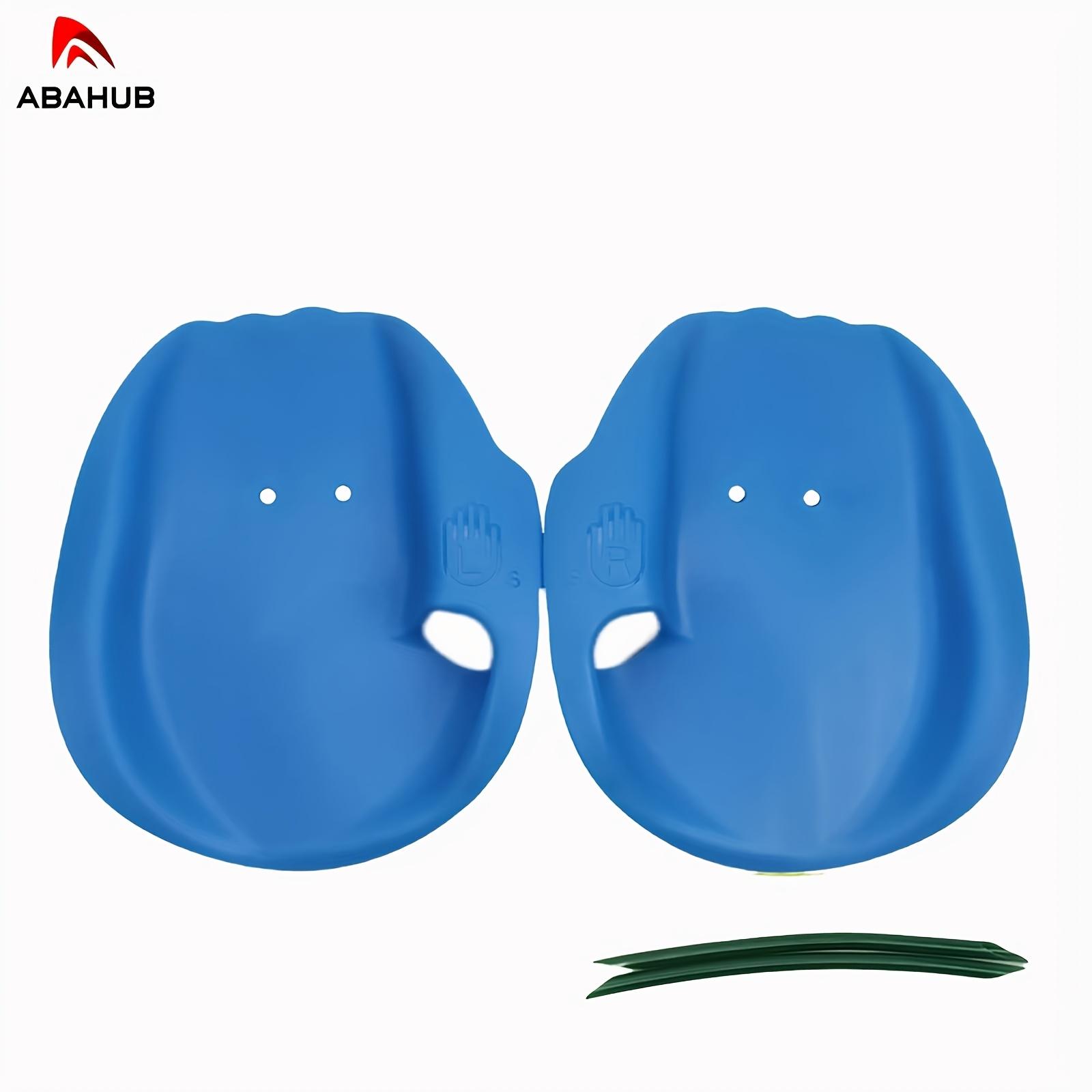 ABAHUB Beginner Swimming Training Gloves 1 Pair, Swimming Training Paddles, Adult Swimming Paddles For Enhancing Arm Strength, Hand Fins For синий