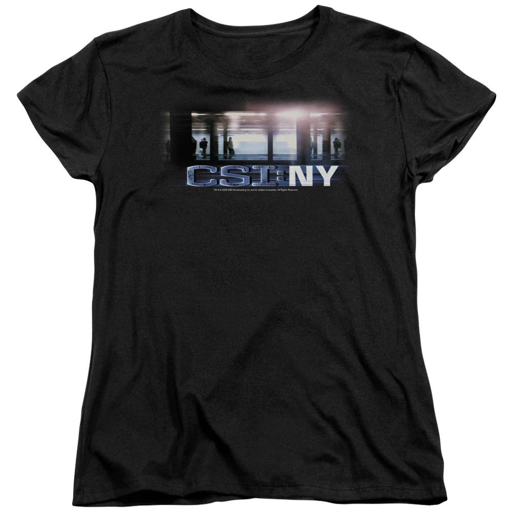 

Csi New York Subway Womens T Shirt Black Officially Licensed L