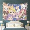 Lucky Star Anime Lucky Star Anime Tapestry Wall Hanging Aesthetic Home Decor Tapestries for Dorm Room