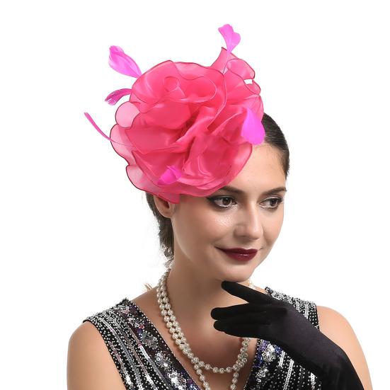 Buy Faux Feather Mini Fascinator Hat 