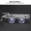 Bubble Counter, Glass Material with Replaceable Suction Refiners for Aquarium CO2 System Vertical Configuration