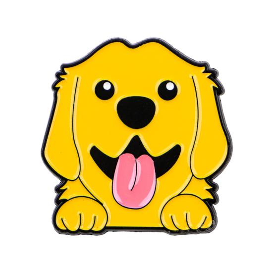 

Unisex Brooch Cartoon Pet Dog Design Zinc Alloy Brooch Pin Sweater Suit Lapel Decorative Enamel Badge Outfit Accessory I