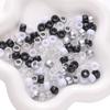 9x6mm Mixed Style Acrylic Barrel Beads for DIY Bracelet & Necklace Making