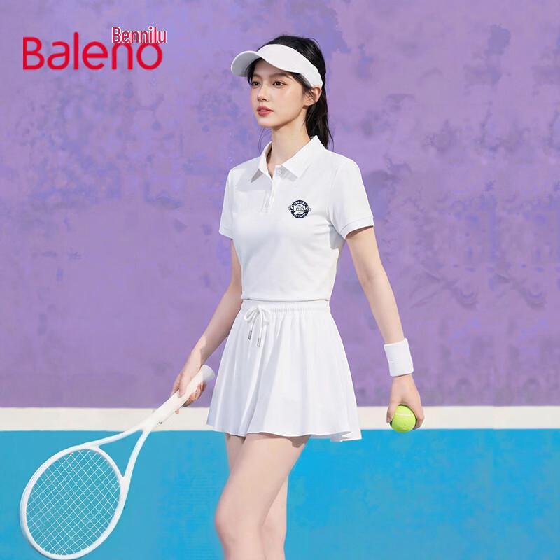 Baleno Women's American Retro Polo Skirt Set