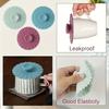 Sunflower Petal Silicone Cup Lids Set of 3, Blue Purple Green Leakproof Mug Covers, Dustproof Reusable Tea Cup Seals, Christmas Gift for Friends