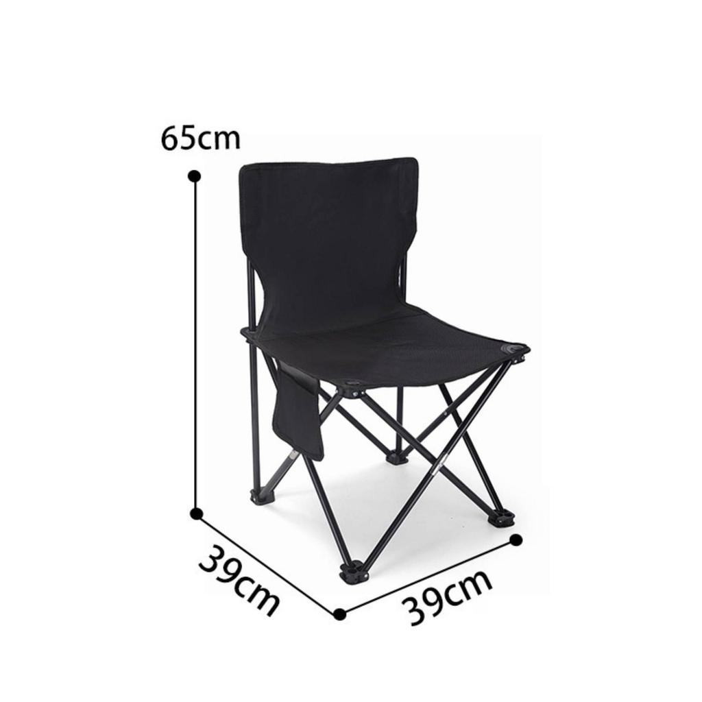 Outdoor Folding Chair with pocket Heavy Duty Foldable Beach Carry Bag for Sketching