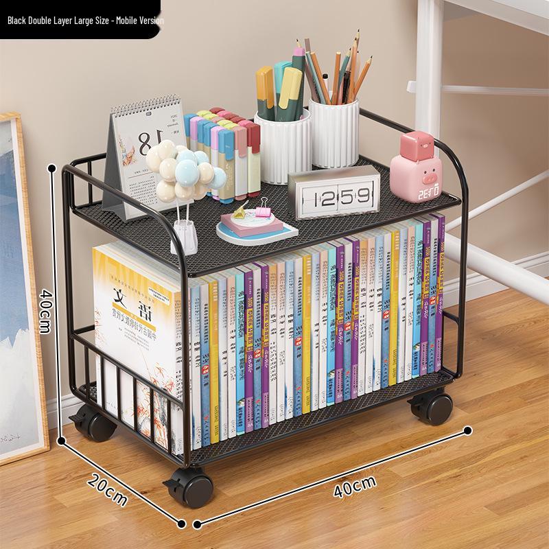 Multilayer Desktop Bookshelf and Organizer for Office, Dining, or Dorm Desk