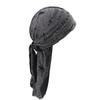 Cappello Pirata Traspirante, Fascia per la Testa Vintage con Strappi e Nastro Regolabile, Cappello Bandana in Tessuto Lavato Stile Streetwear per Uomini Donne