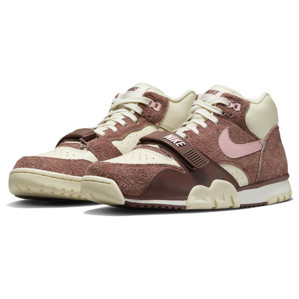 Nike Herren Air Trainer 1 Valentinstag Unisex Sneaker Braun Dark-Pony Mittel-Weich-Rosa DM0522-201
