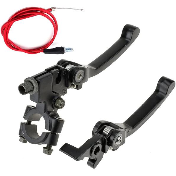 

KAKO Clutch Brake Handle Levers for 22mm 7/8 inch Handlebar, Fit for 110cc 125cc 140cc TTR SSR Xmotos Apollo 125 Pit Dirt Bike CRF50 CRF70 Motor Bike