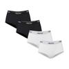 Pieces Womens/Ladies Plain Hipster Briefs (Pack of 4)
