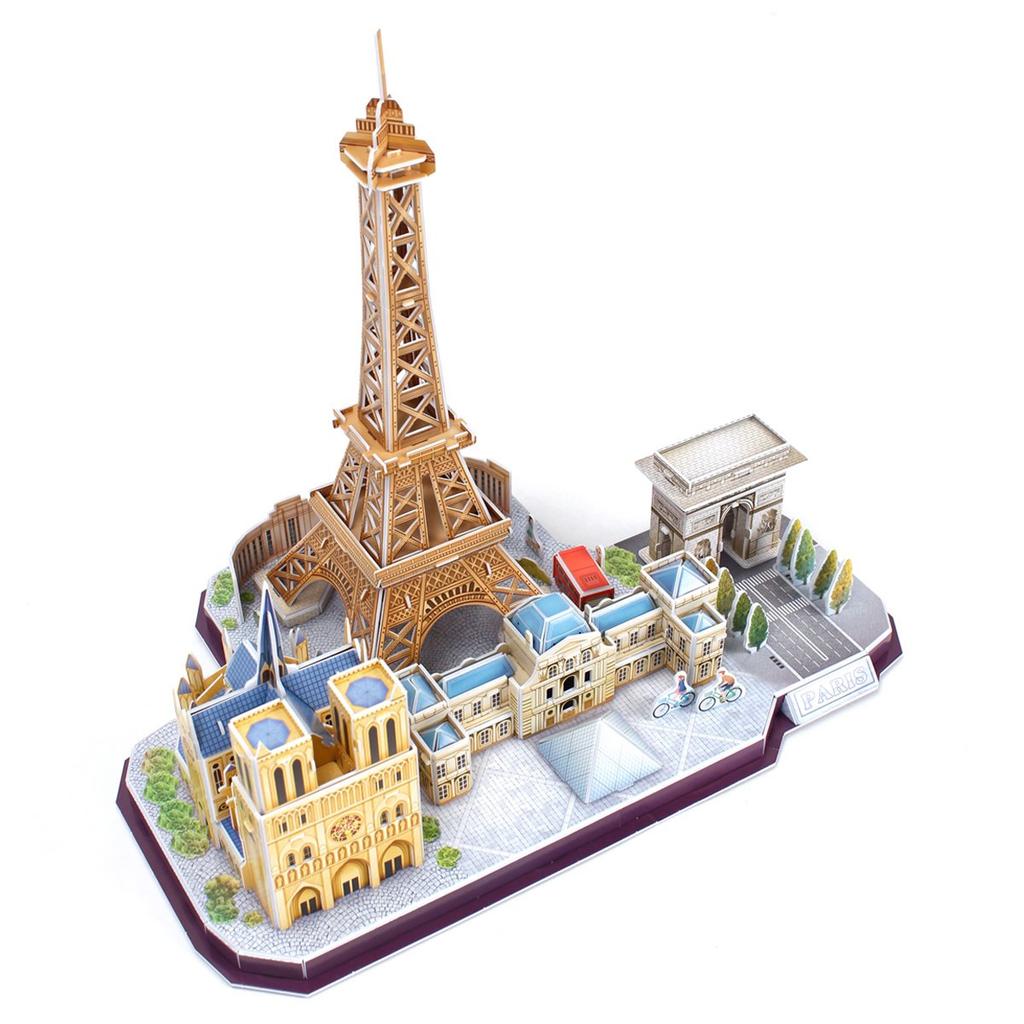 German Level 3D Puzzle City Lines Paris (Paper Craft) 00141