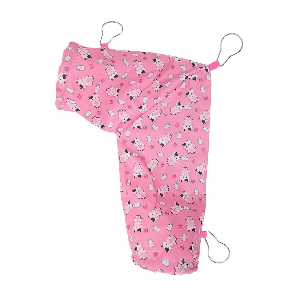 Guinea Pig Rat Corner Tunnel Polyester Easy To Fix Soft Cute Corner Tunnel for Small Pet Little Cow