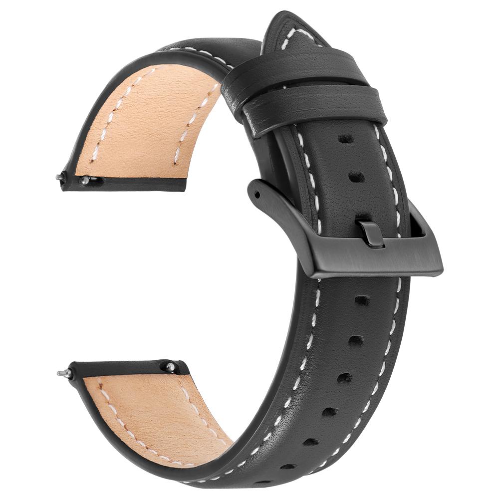 Cinturino per Orologio in Pelle di Vitello Materiale Morbido Cinturino da Polso 18mm 20mm 22mm con Fibbia in Acciaio Inossidabile Accessori per Orologio