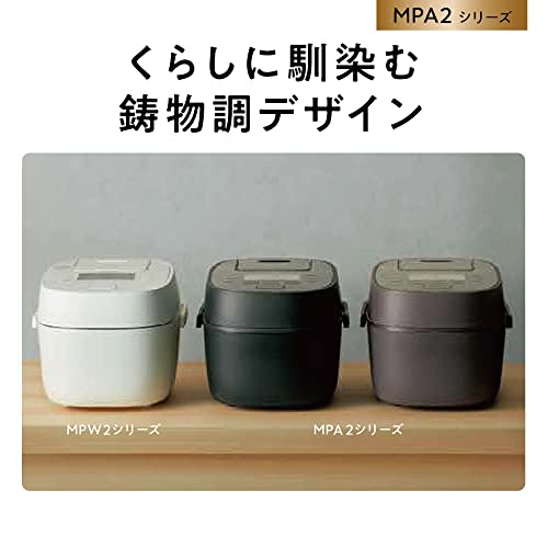 Panasonic Rice Cooker 5.5 Cups Odori Cooker Full Heat Generation 5 Tier IH Type Black SR-MPA102-K