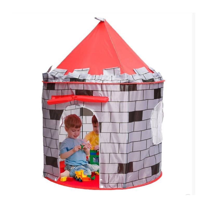 Folding Castle Knight Pops Up Tent Play Toys Kids Indoor Outdoor Gift Playhouse