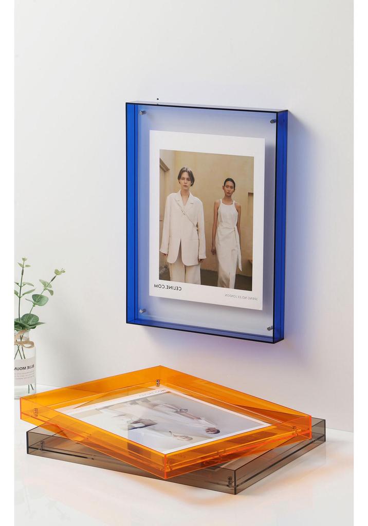 Modern Minimalist Rectangular Acrylic Wall Hanging Display Frame