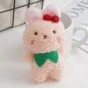 Adorable Cherry Bunny Plush Toy Mini Teddy Bear Bag Charm For Couples And Girls