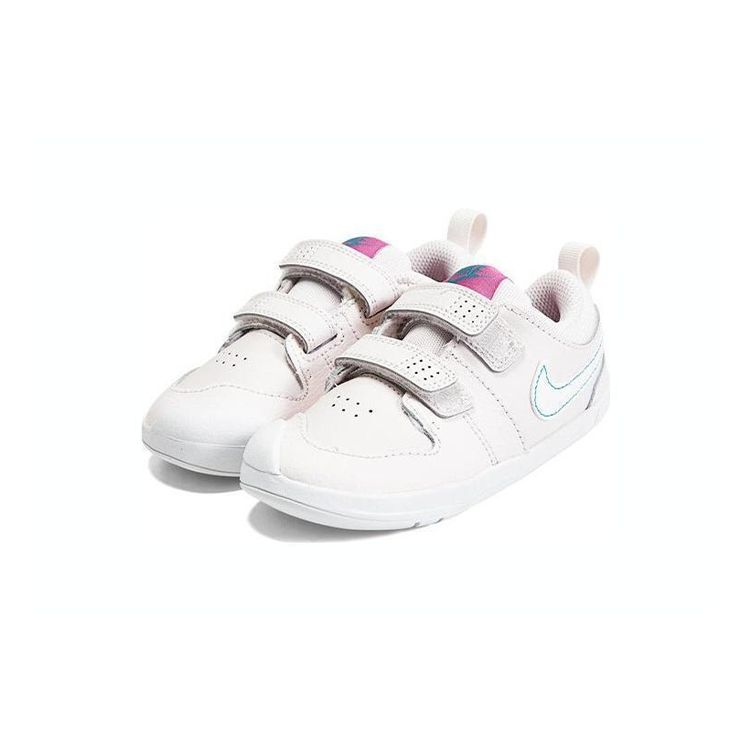 Nike Pico 5 TDV Durable Breathable Low-Top Walking Shoes Baby Shoes White Pink AR4162-600