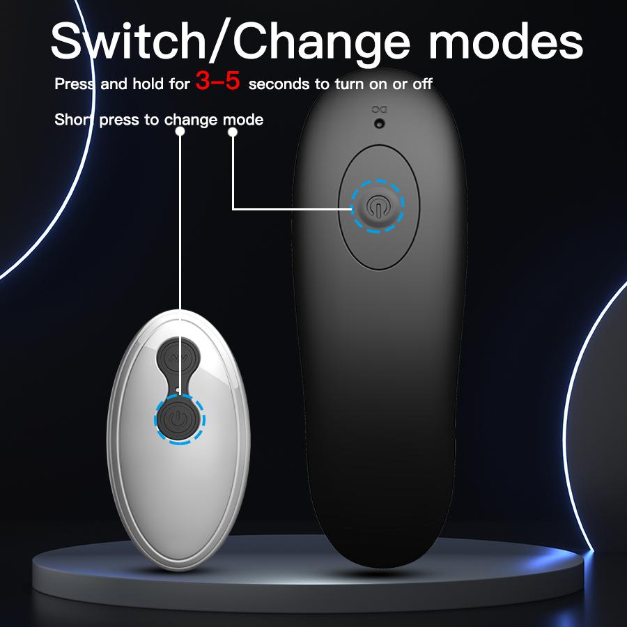 Male Prostate Massage Vibrator remote control dual motor Anal Plug Silicone  Male Masturbator Adult Sex Toys for Men
