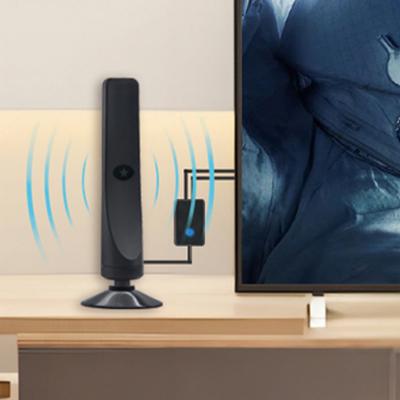 TV Digital Antenna with Signal Booster Suction Cup TV Antenna Support 4K 1080P High Gain Aerial Plug Play for Smart Digital TV