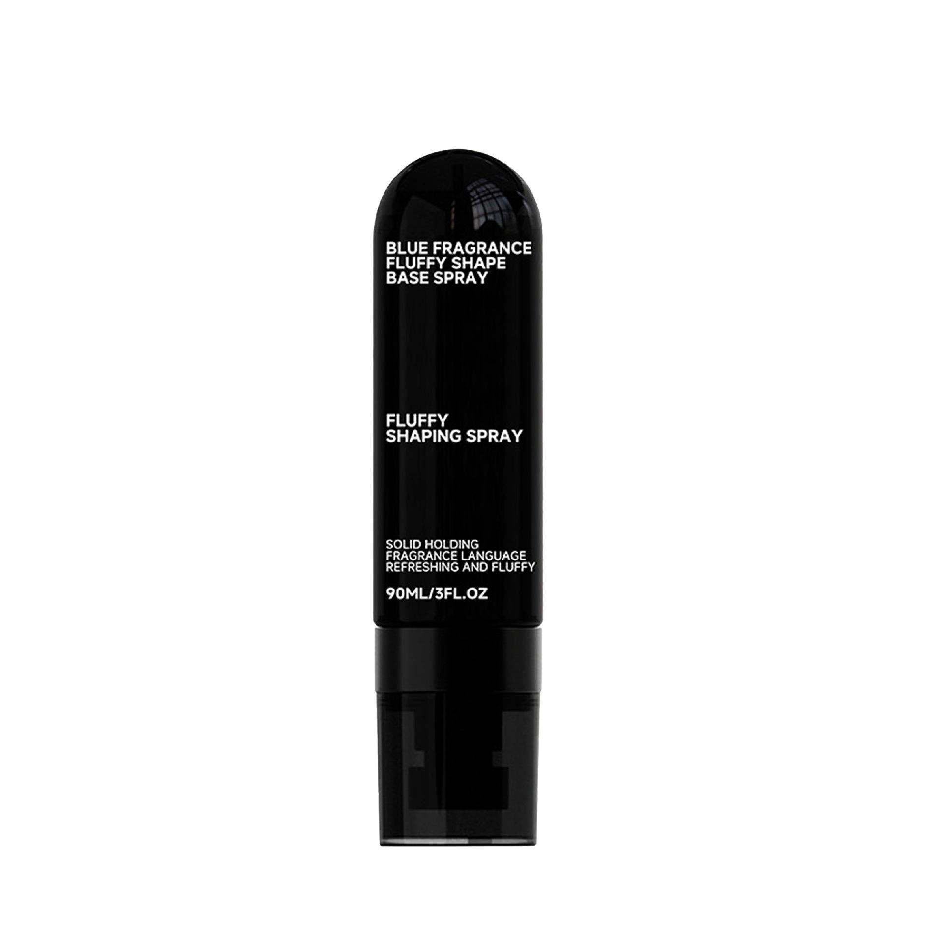 Nadýchaný tvarovací sprej 90ML, Modrá vôňa Sprej na lifting korienkov vlasov a objem pre jemné až hrubé vlasy 1pc black