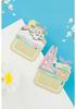 Changzhou Landmark Metal Bookmark - Creative City Souvenir: Qingguo Lane & Dinosaur Park