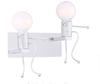 European Retro Decorative Wall Lamp for Hallways and Corridors - Iron Art Industrial Style Mirror Front Cafe Lighting