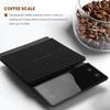Hot LCD Display Kitchen Scales With Timer 3Kg/0.1G Electronic Scale Pour Over Drip High Accurate Espresso Scale Home Kitchen