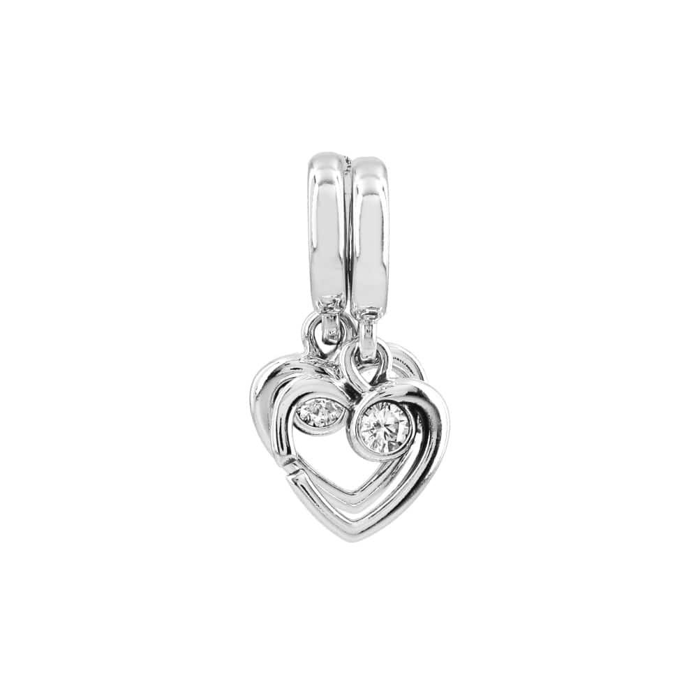 

PAndora 793232c01 Forever Always Splittable Pendant And Dangle Silver Charm 793232C01