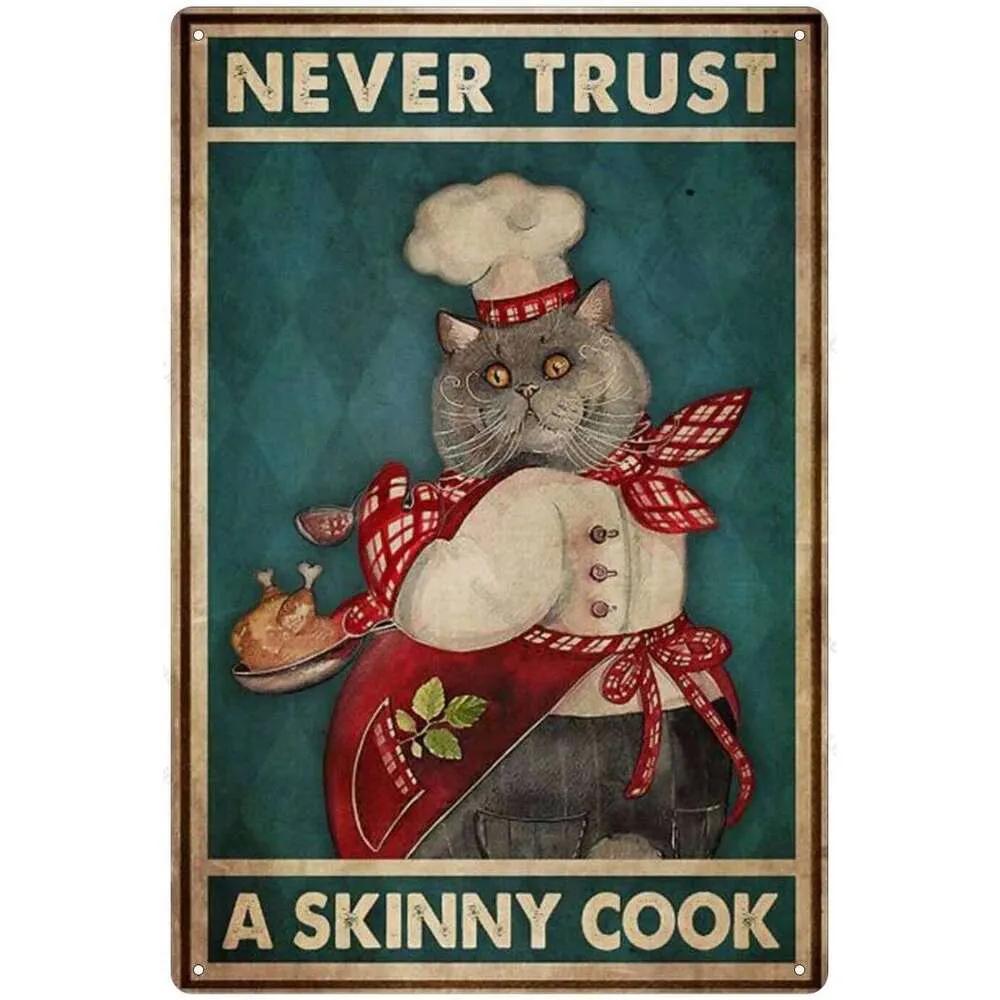 Black Cat Cartoon Anime Poster Metal Sign Garage Man Cave Wall Signs Cute Cats Tin Board Painting Decor Plates Plaques 26T0104 26T0104