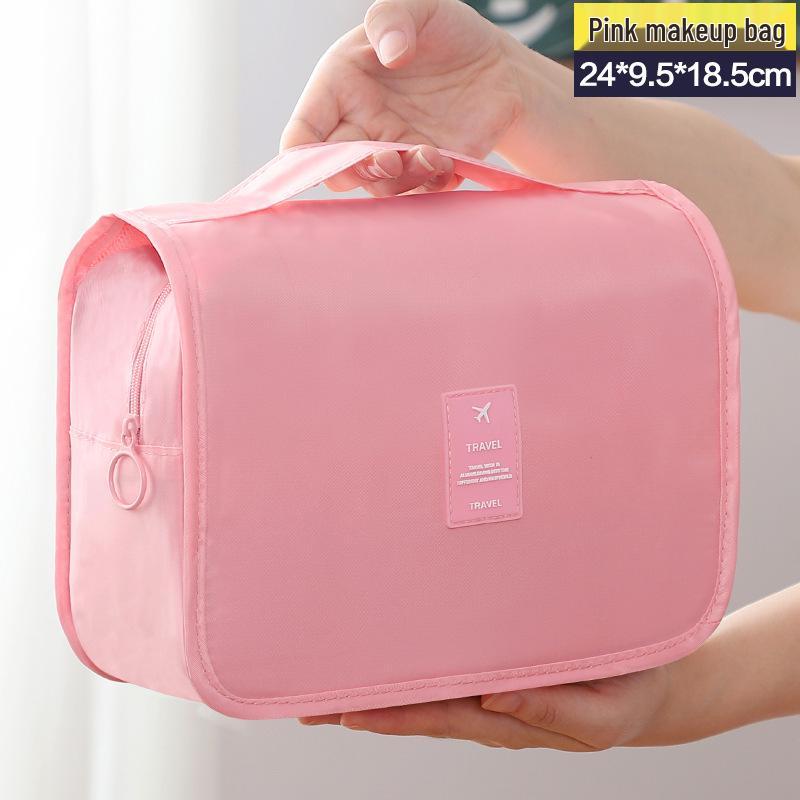 2023 Travel Hook Wash Bag with Wet/Dry Separation and Large Capacity Makeup Storage